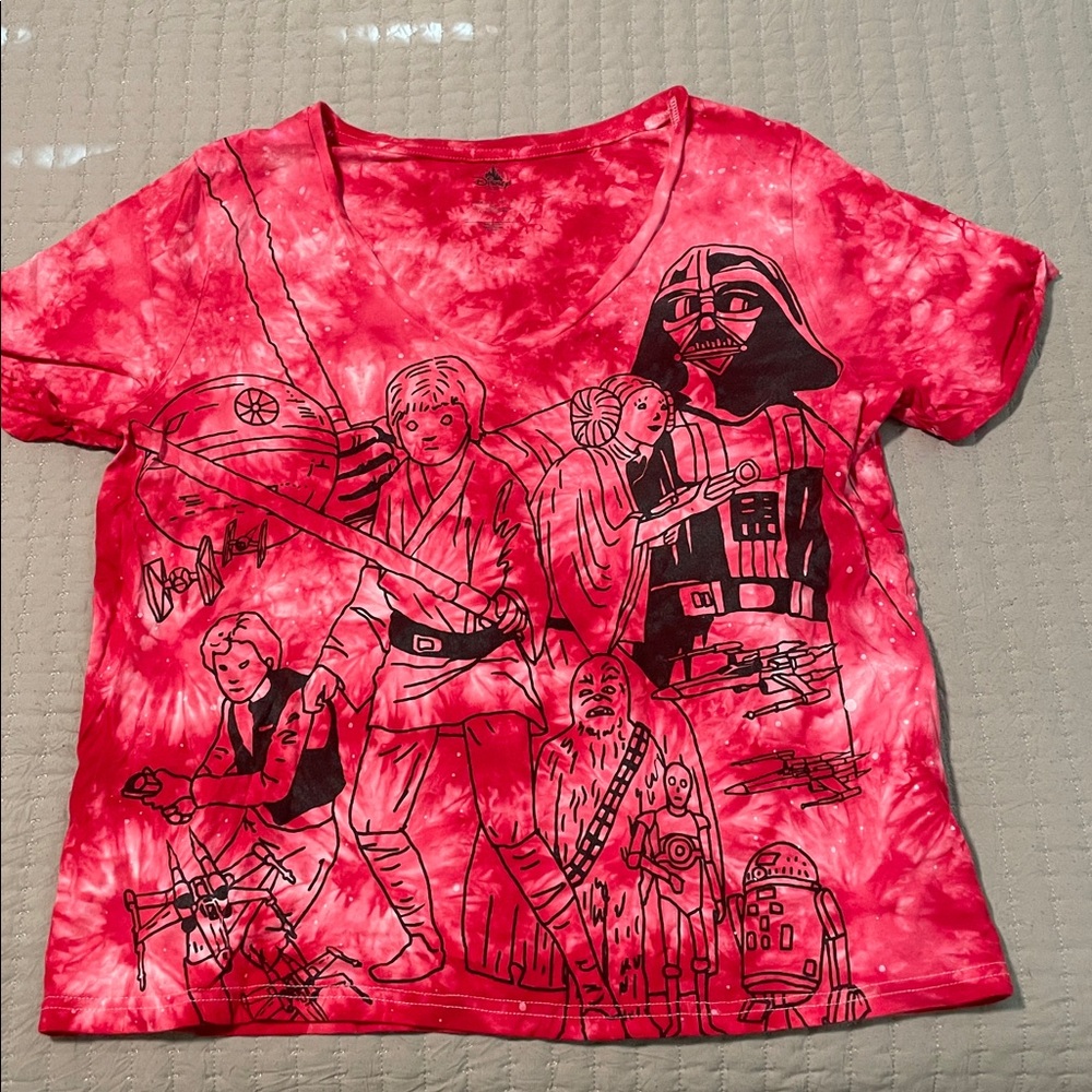 Disney Red Tie-Dye T-Shirt